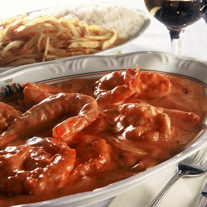 Strogonoff de Camarão
