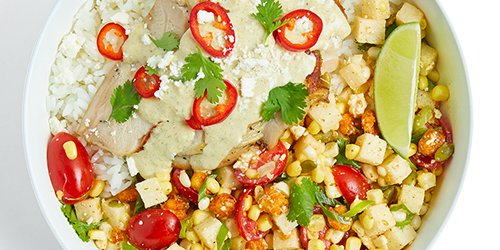 Hatch Green Chile Chicken Bowl