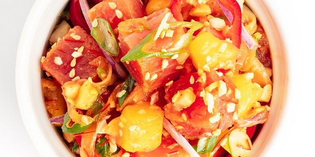 Spicy Hawaiian Ahi Tuna Poke