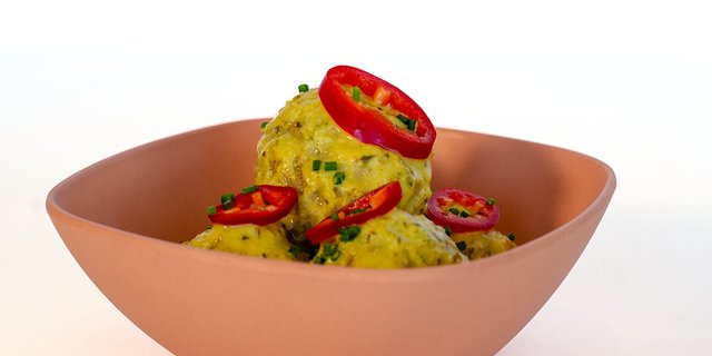 Yellow Curry Chicken Meatballs
