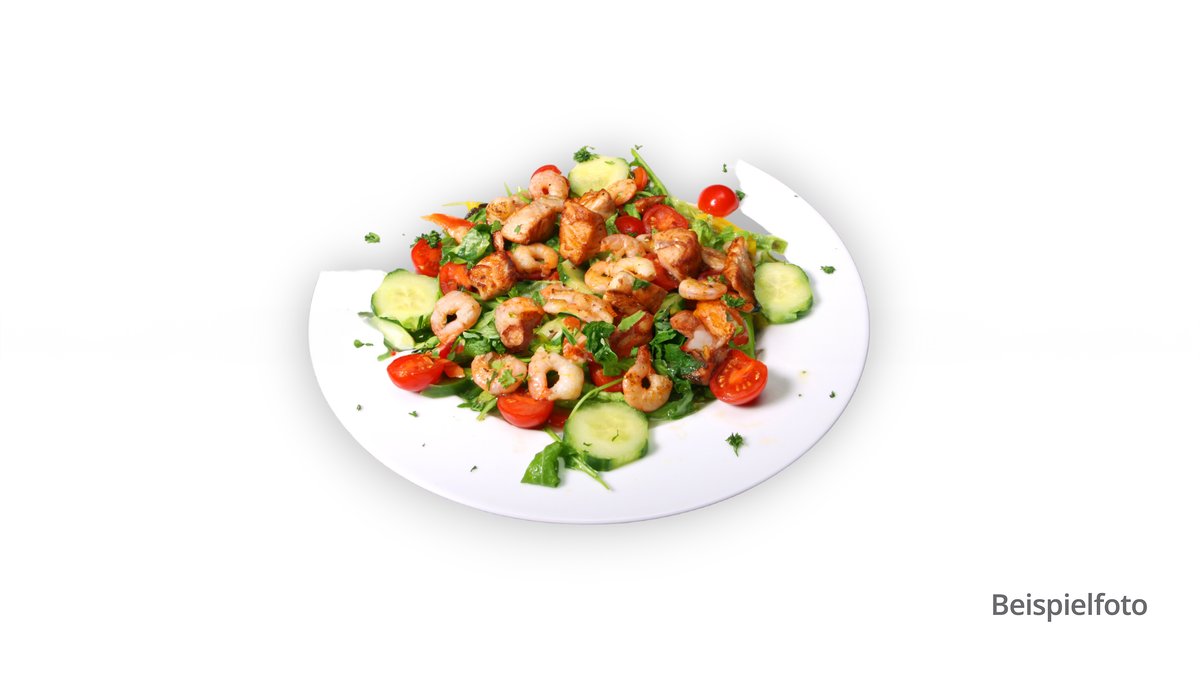 72. Shrimps Salat
