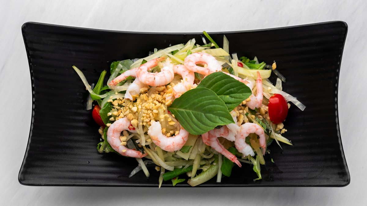 Grön Papaya Sallad