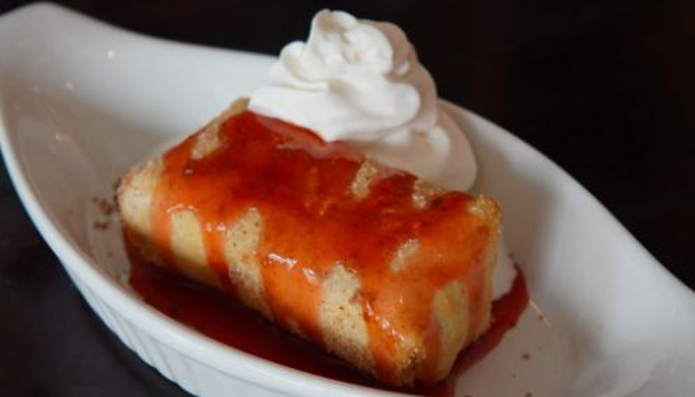Deep-Fried Strawberry Cheesecake