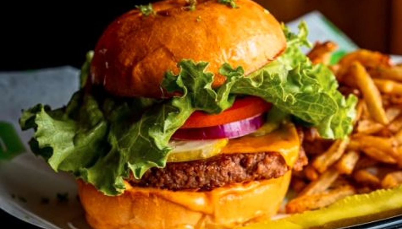 Plant-Based Cheeseburger