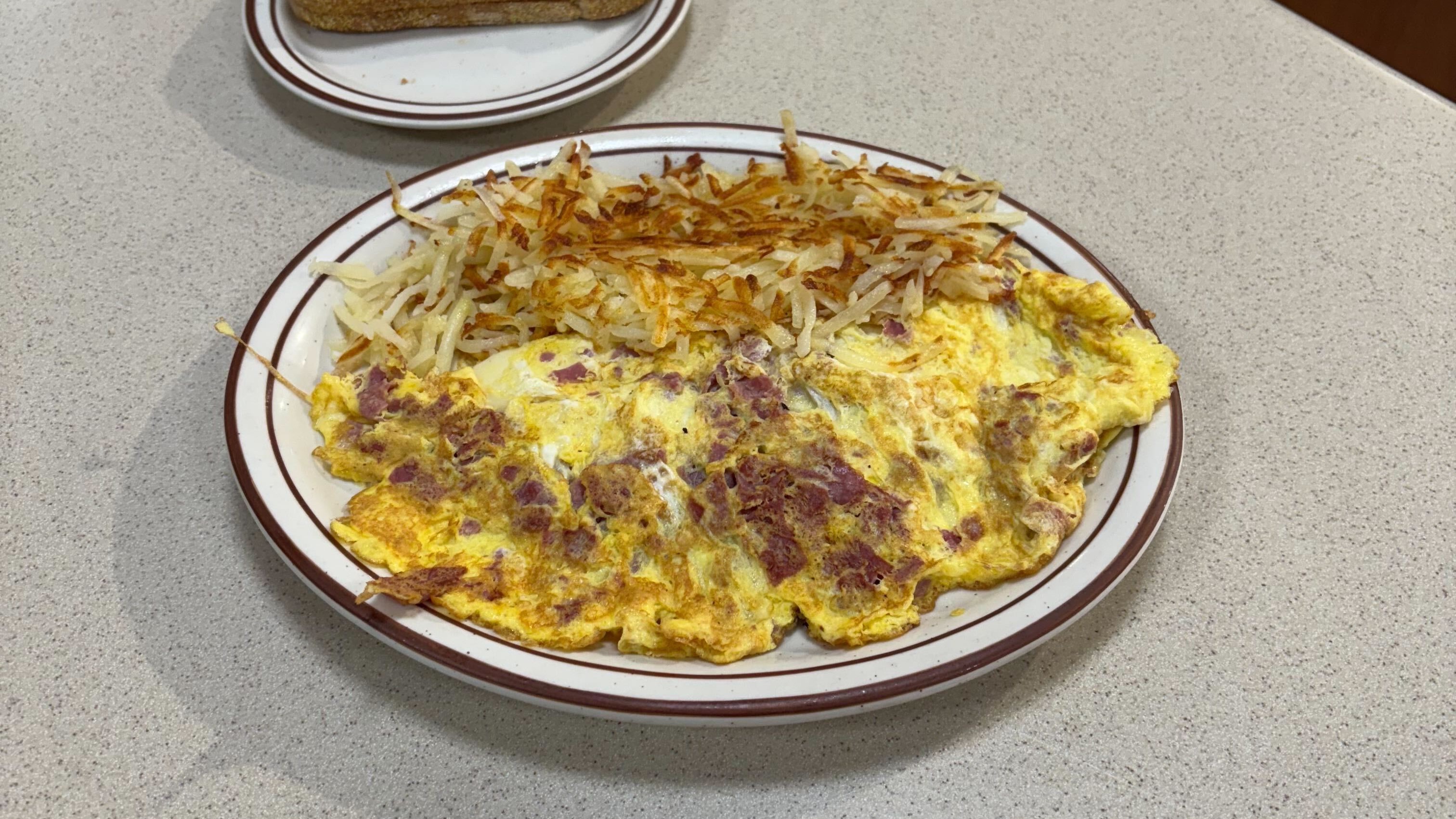 Corned Beef and Swiss OMLT