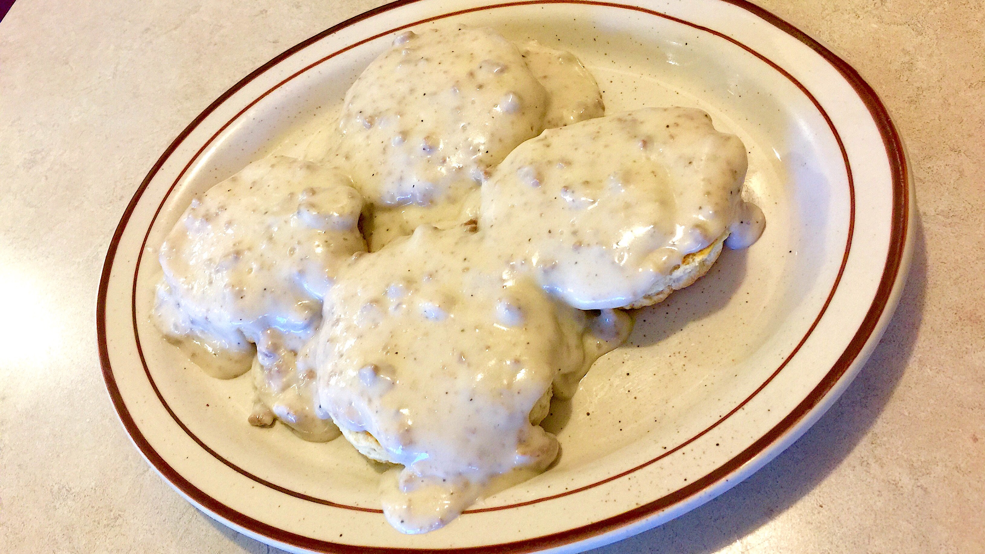 Full Biscuits and Gravy