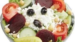 Soup and Small Greek Salad