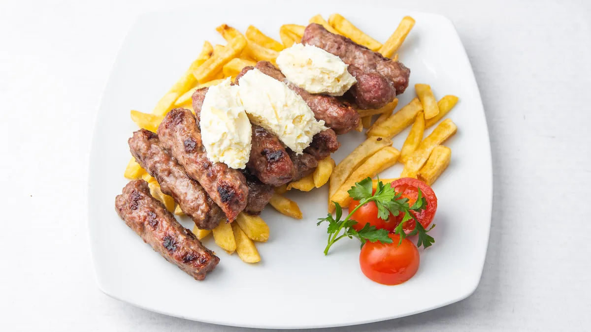 Ćevapi na kajmaku 5 komada