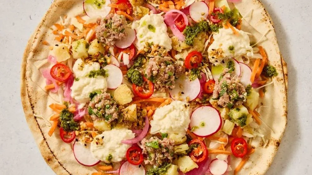 Burrata salami wrap