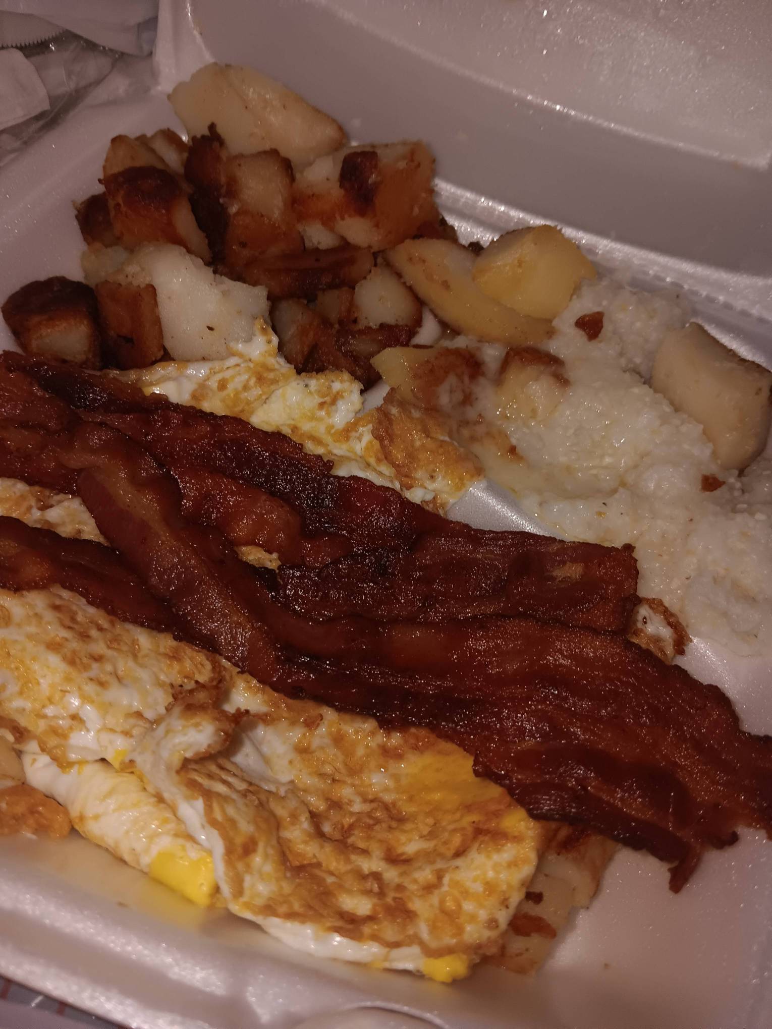 3 Eggs With Meat (Any Style)