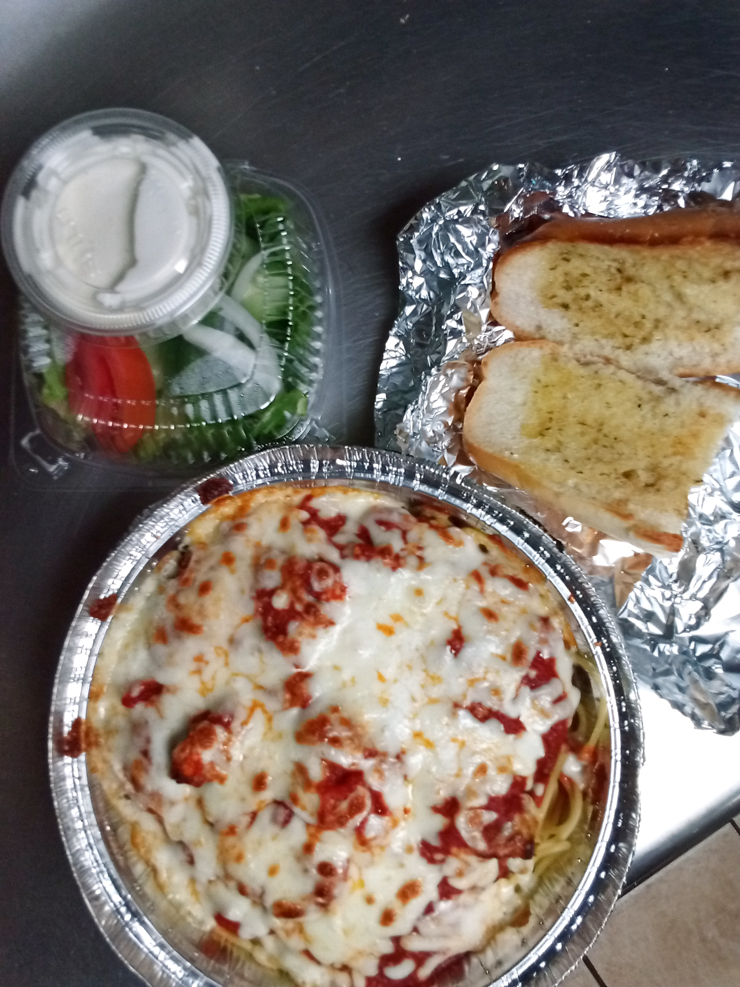Chicken Parm (ziti or spaghetti)