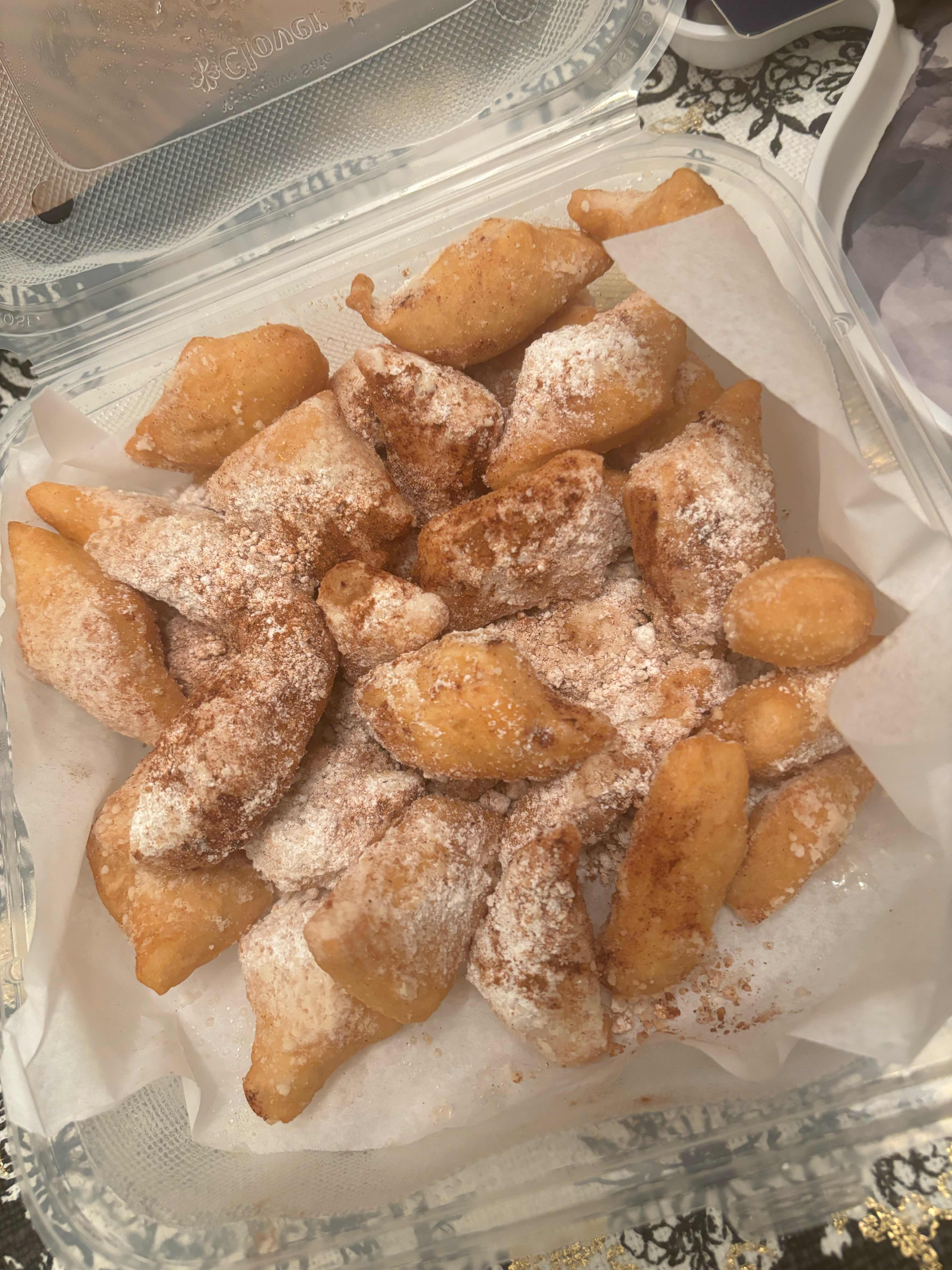 Fried Dough with Cinnamon Sugar