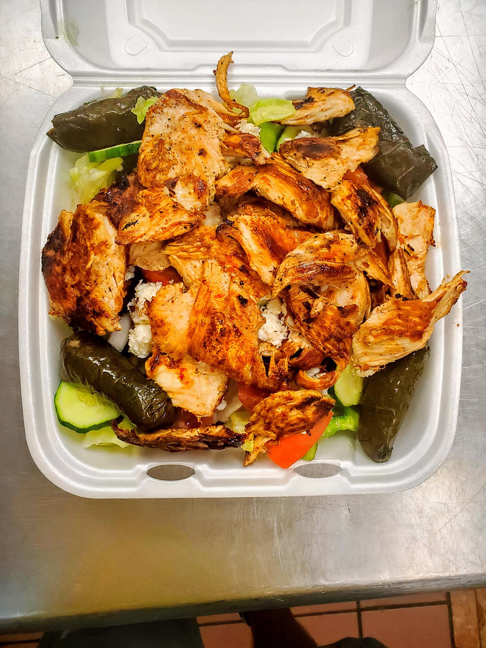 Greek Salad with Chicken