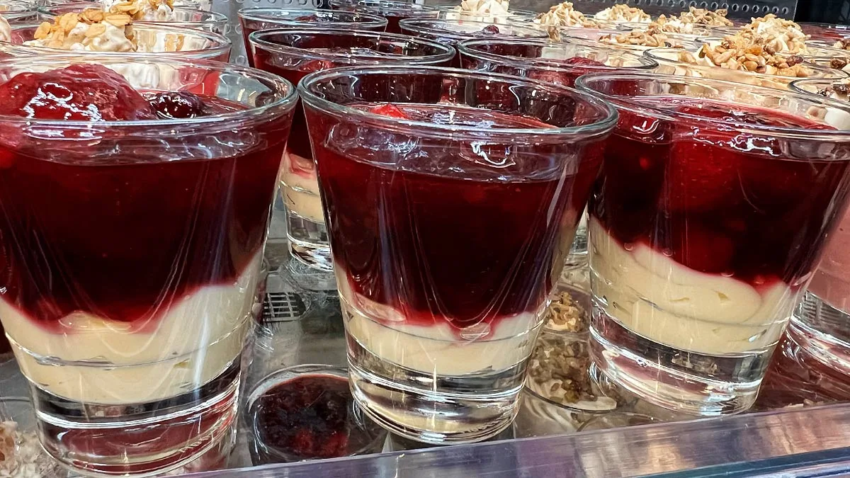 Vaniljedessert marjakiselliga