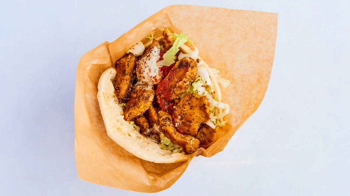 Kyllingkebab i Pita