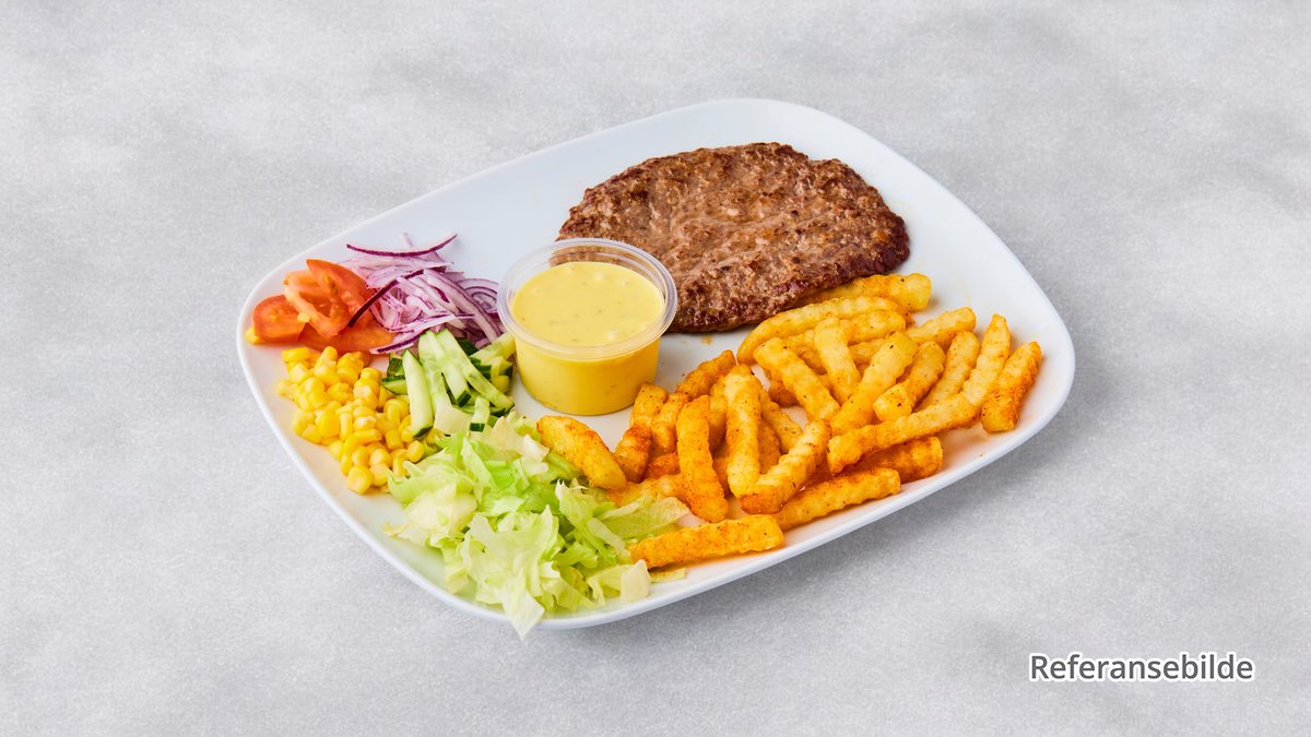 Løvburgermeny