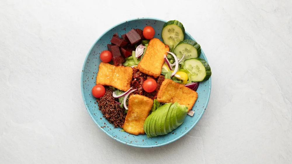 Halloumi sallad