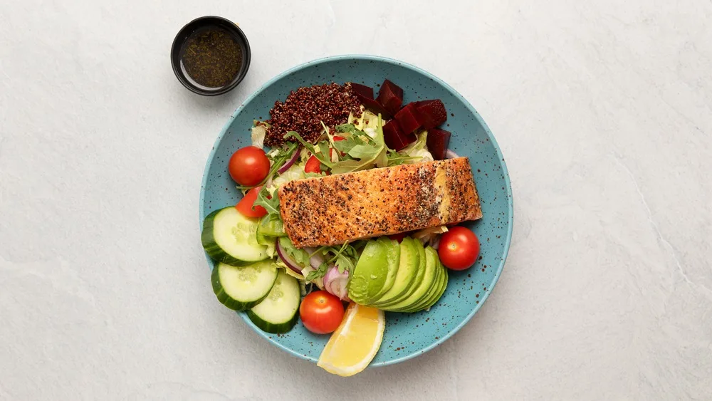 Lax sallad