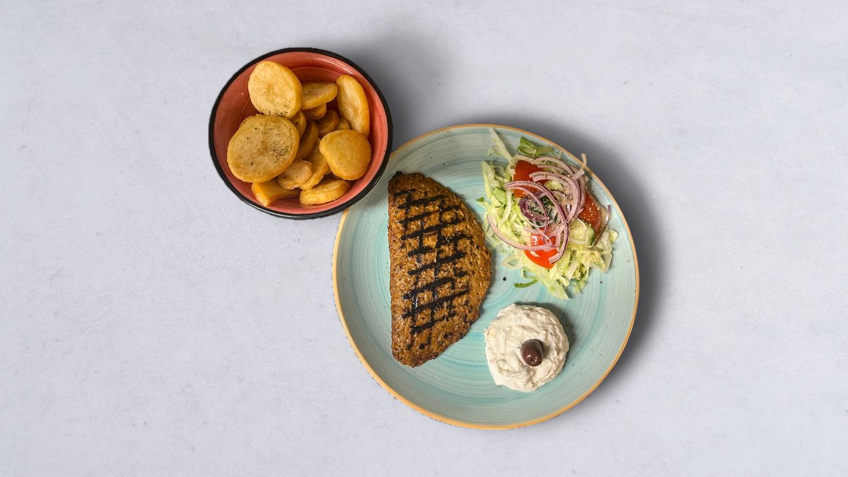 Vegetarisk Bifteki Gemisto