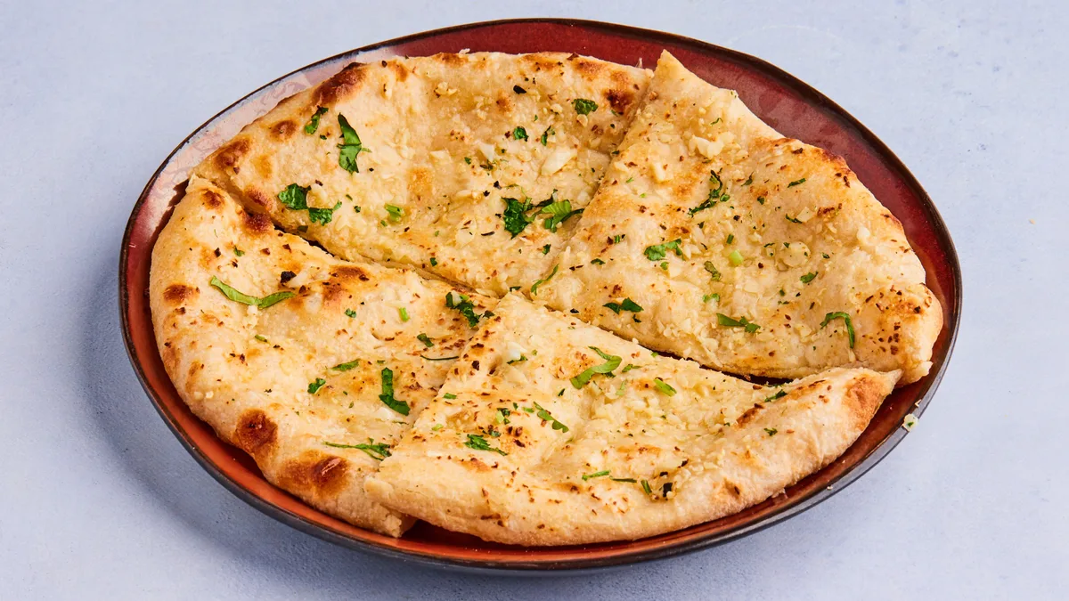 Hvitløk Naan