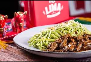 Spaghetti ao Pesto Peruano