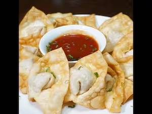 Wantan Pastéis Recheados Fritos
