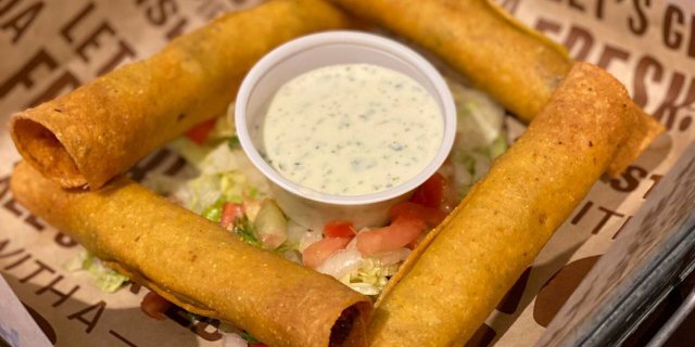 Flautas Tray