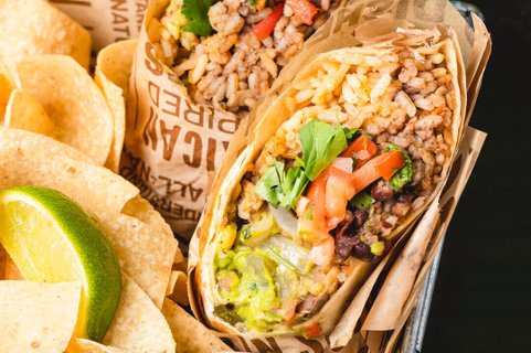 Small Burrito Platter