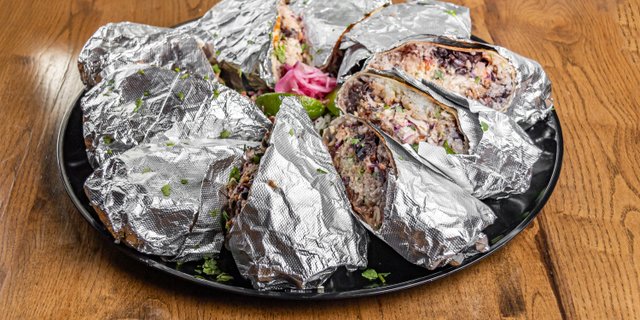 Vegetarian Burrito Platter