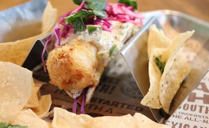 Three Fried Mahi Taco