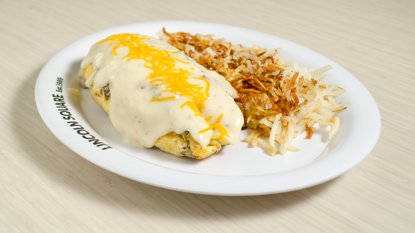 Biscuit and Gravy Omelet