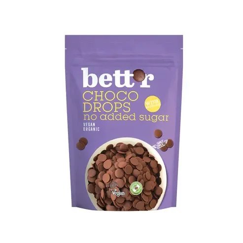 Better - Dark Choco Drops no added sugar 200g