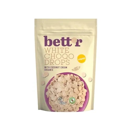 BETT´R White Choco Drops 200g