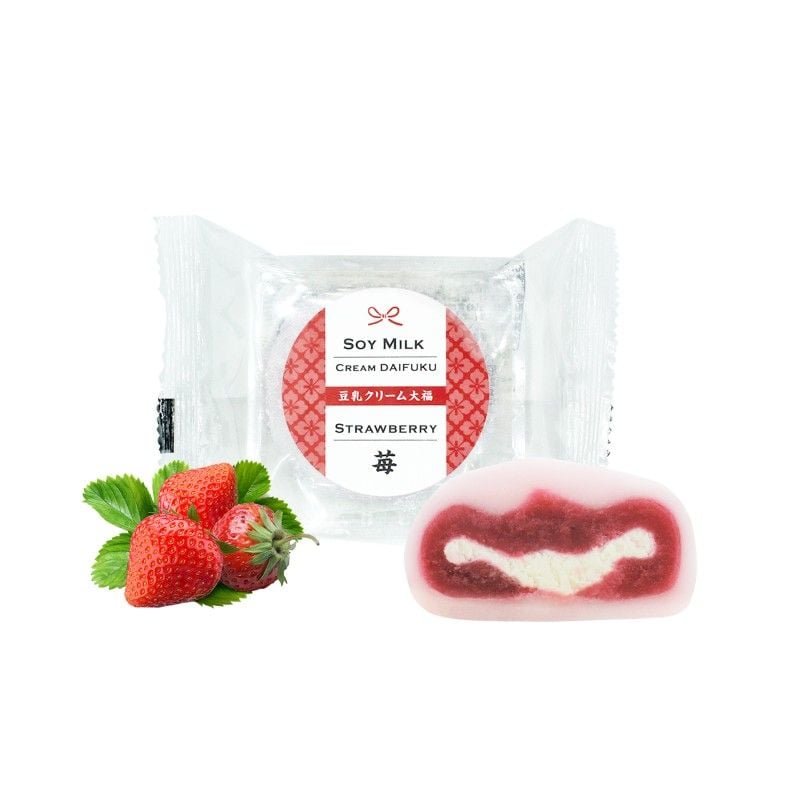 DAIFUKU - STRAWBERRY CREAM SOY MILK