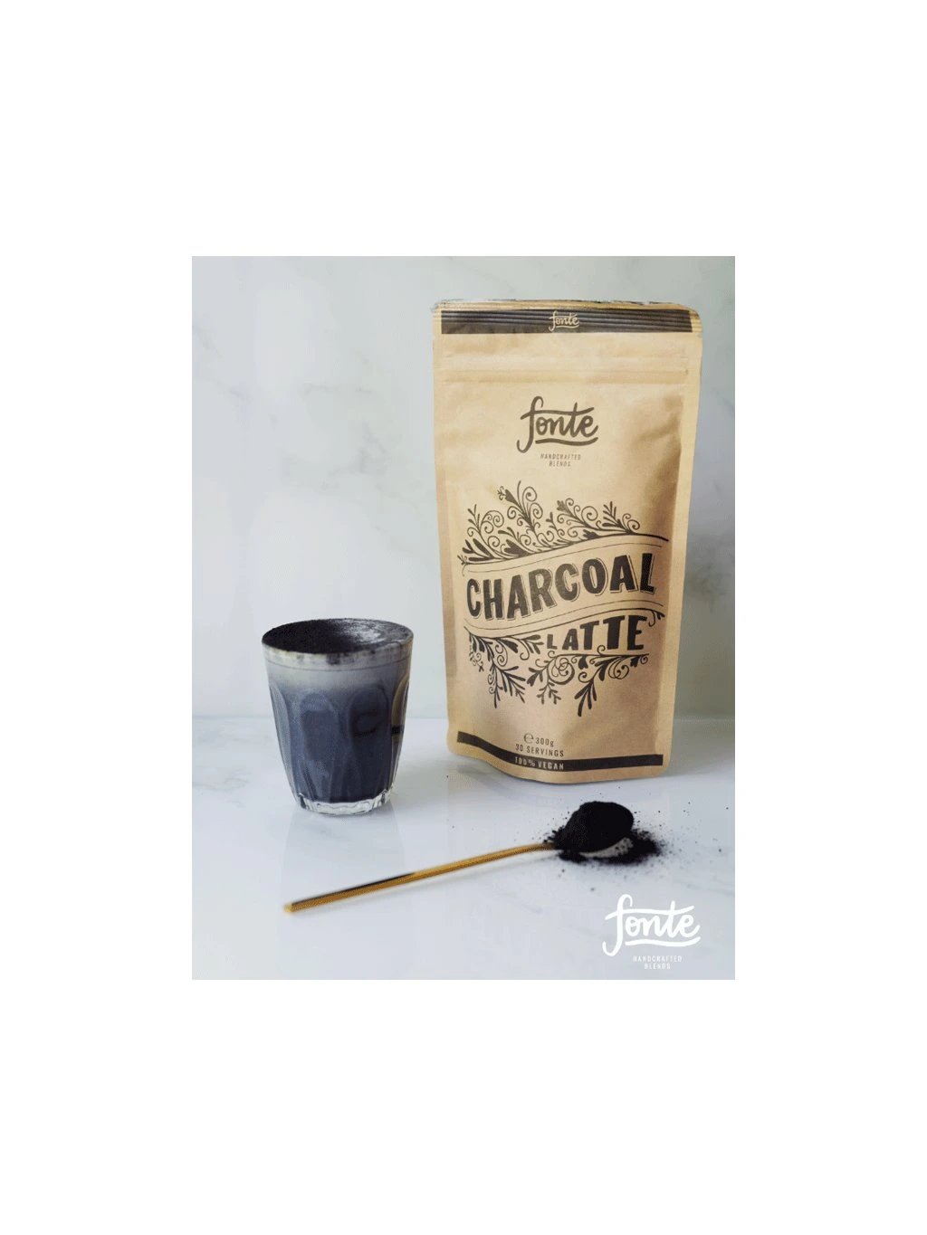Fonte- Black Charcoal latte 300g