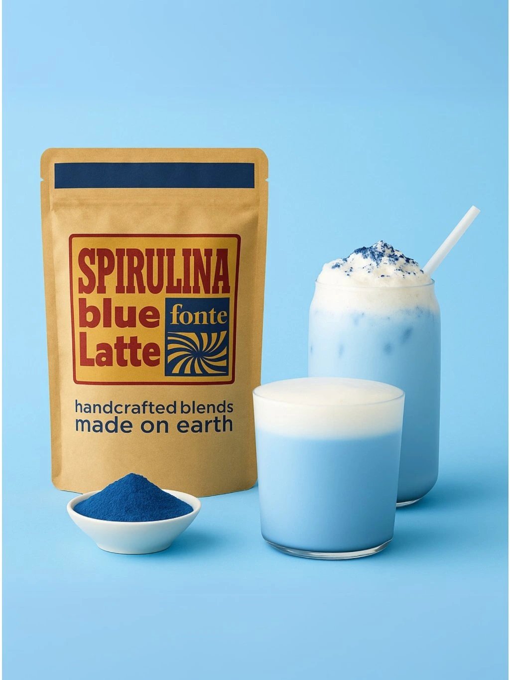 Fonte - Spirulina Blue latte 225g