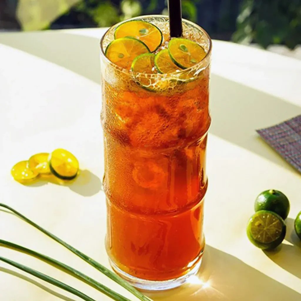 Kumquat Drink with Coconut Jelly