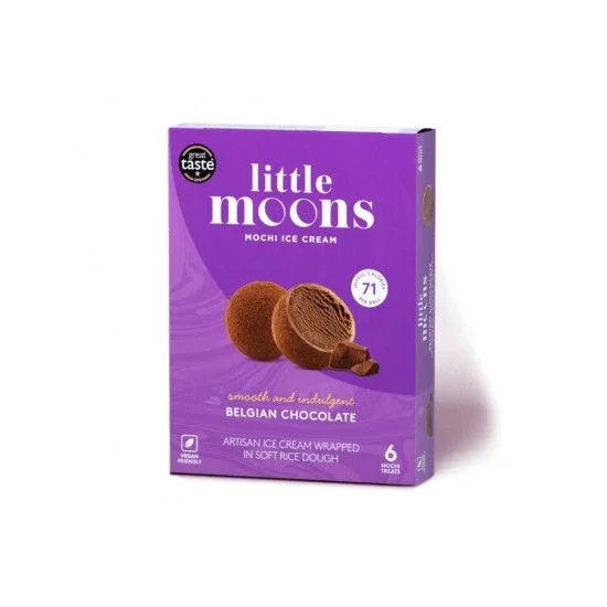 LITTLE MOONS Chocolate Ice Cream Mochi 192g