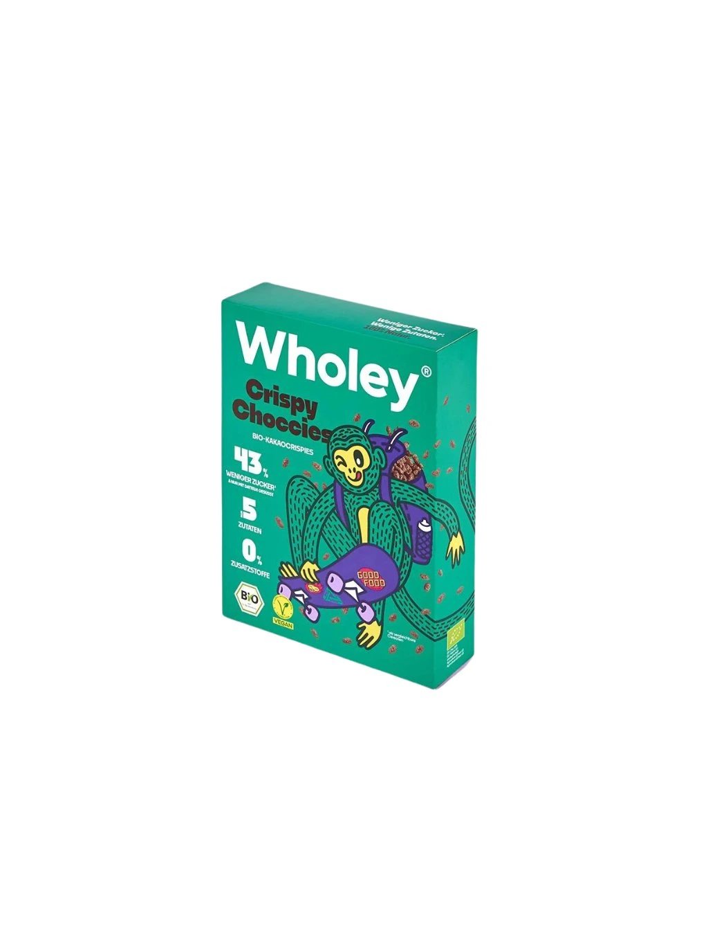 Wholey | Crispy Choccies cereálie BIO 275g
