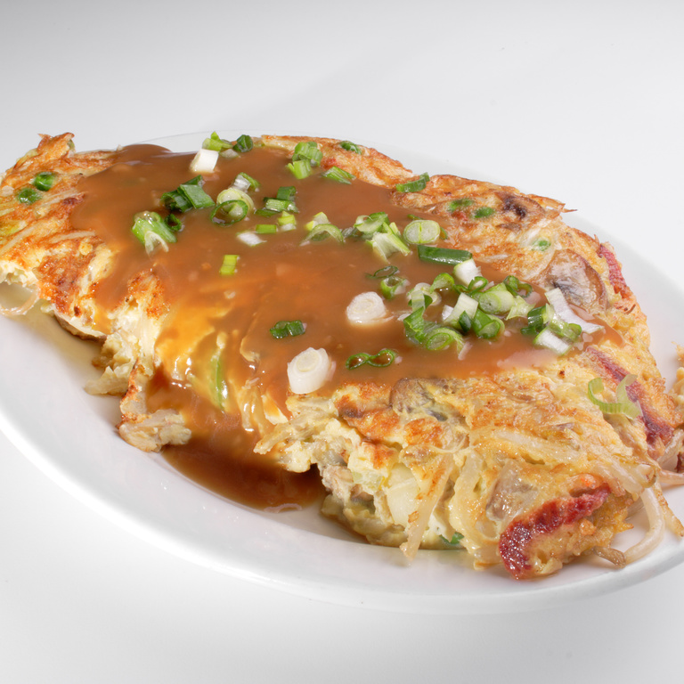 Roast Pork Egg Foo Young