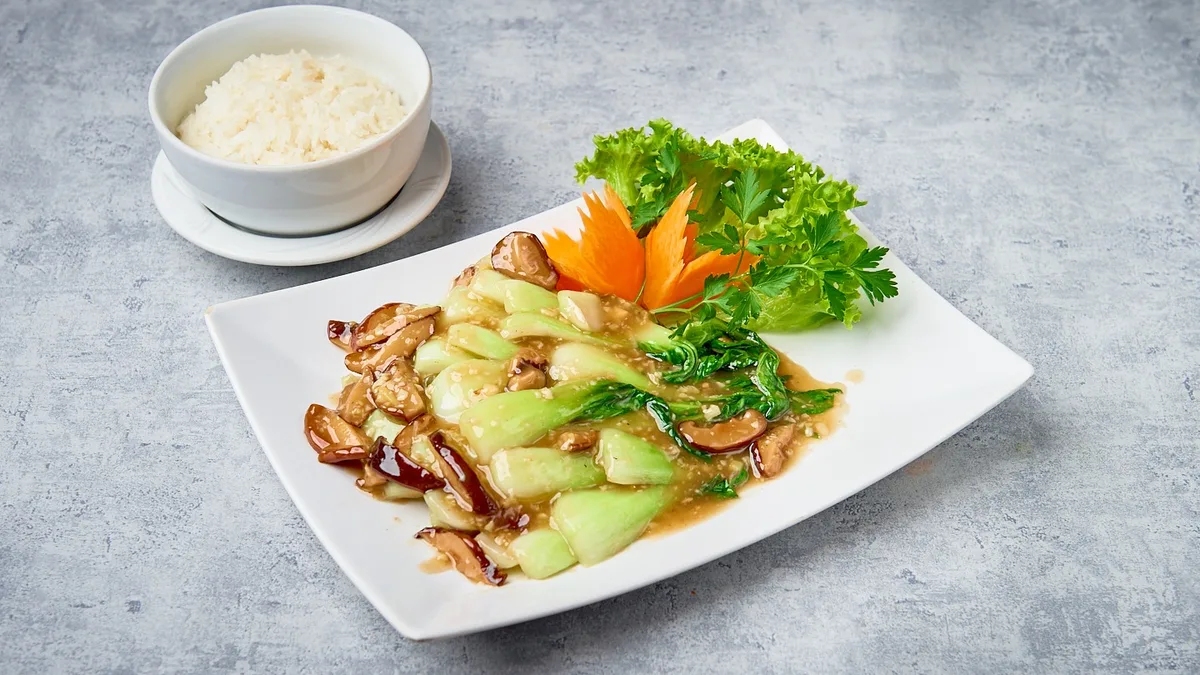 Pak Choi smażone z czosnkiem