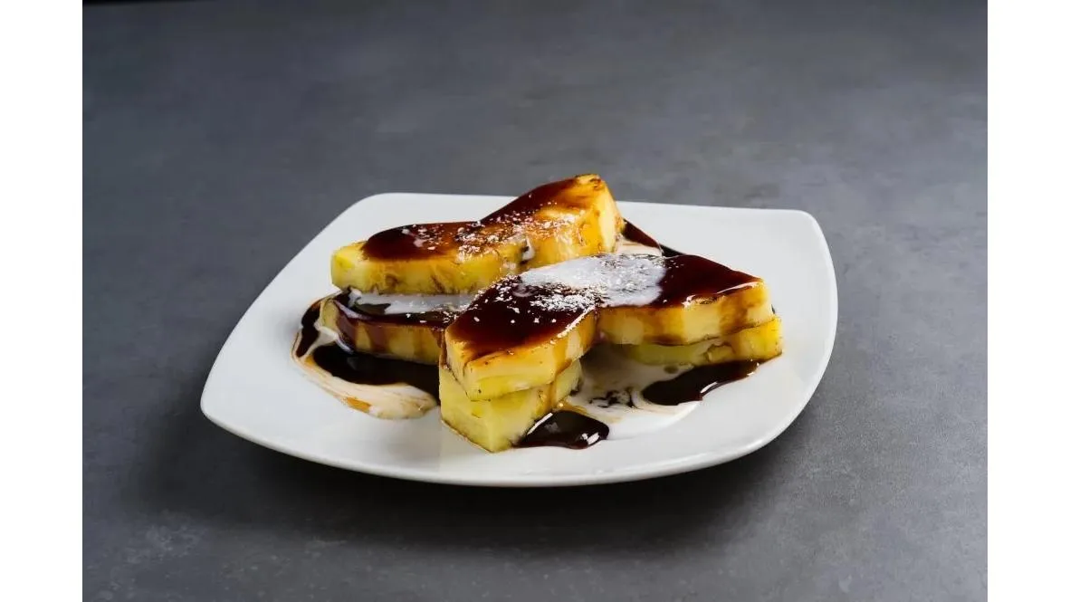 Dua Nuong - Ananas la gratar cu sos caramelizat