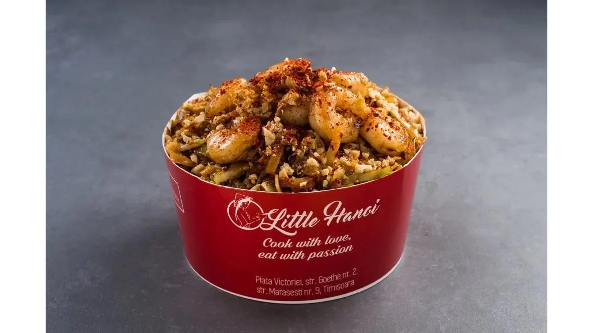 Pad Thai Tom - Paste de orez cu creveti in stil thailandez