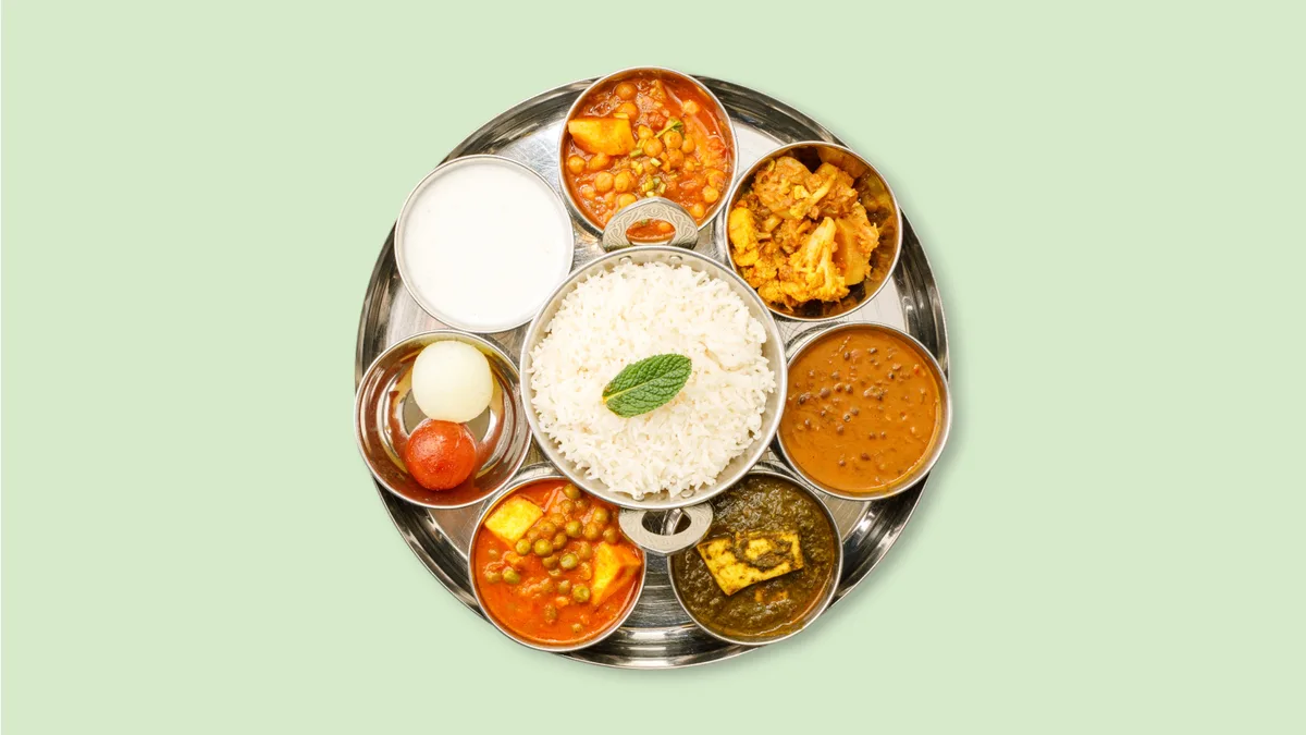 34. Thali Spezial Vegetarisch