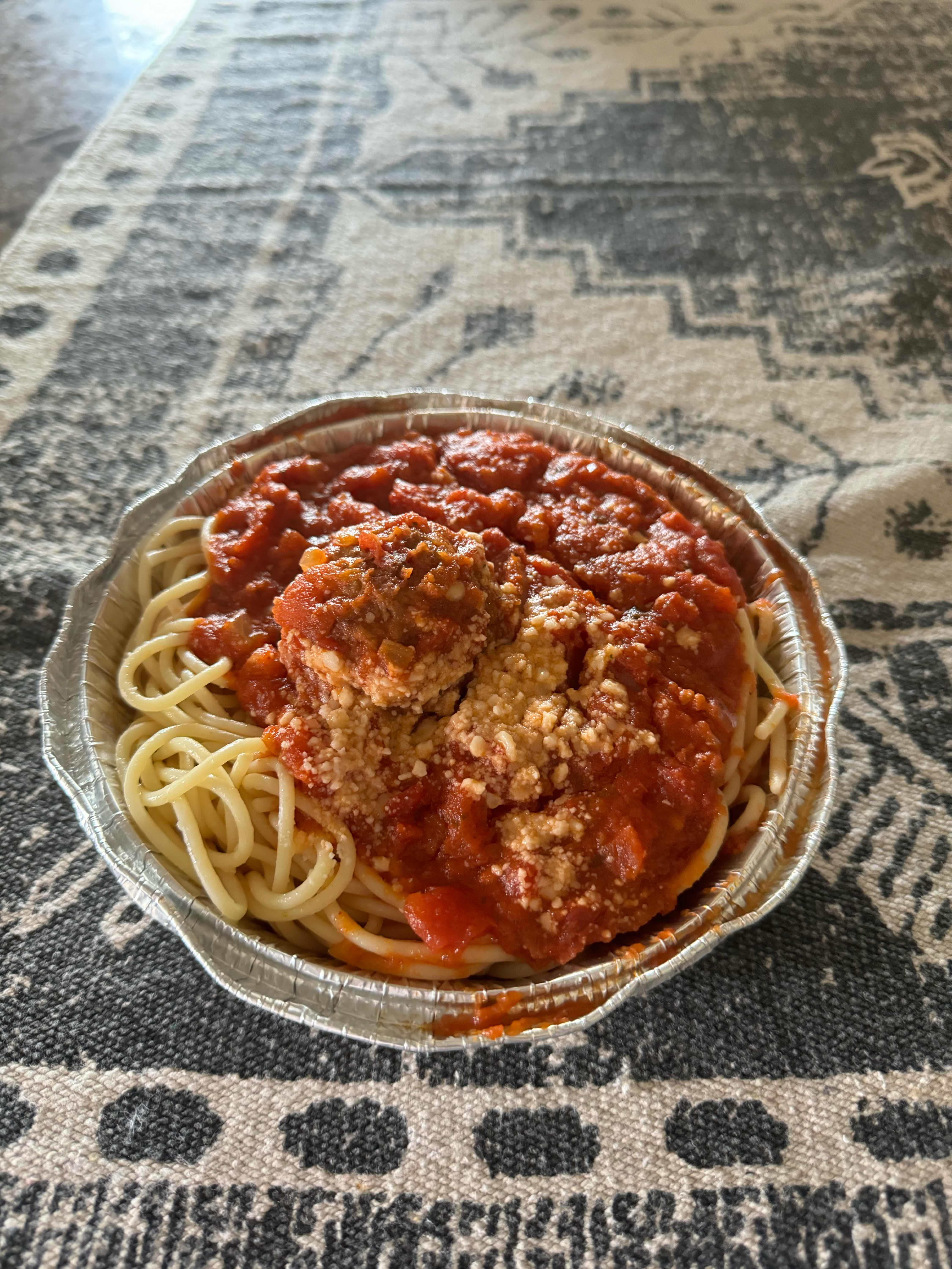Spaghetti with Meatballs kids