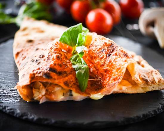 Mushroom and Garlic Calzone