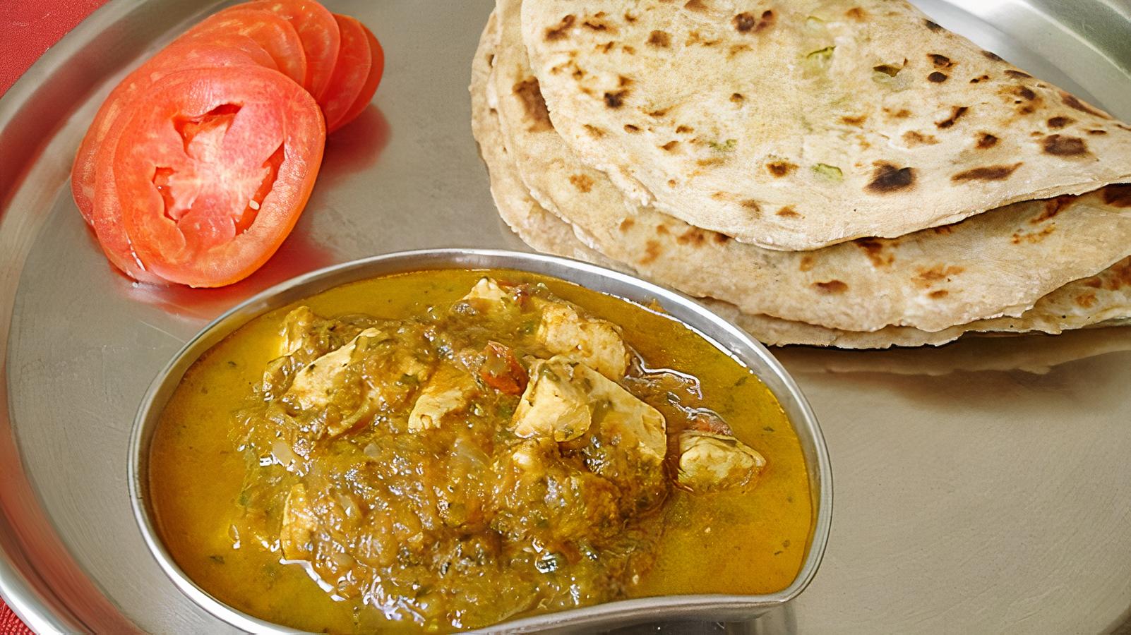 Curry Goat Roti