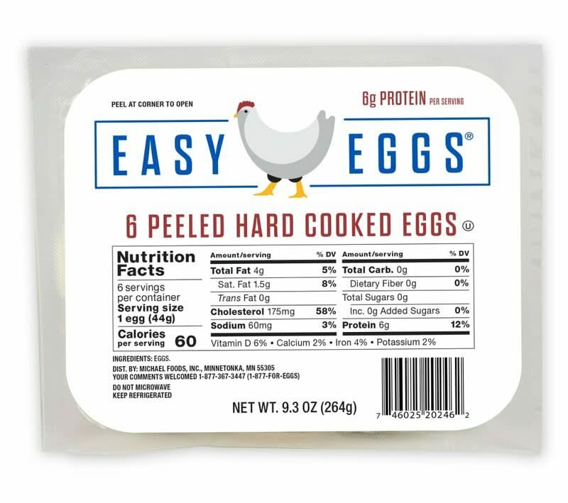 Easy Eggs Peeled Hard Cooked Eggs 9.3oz