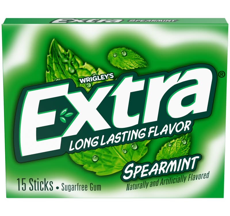 Extra Spearmint Sugarfree Chewing Gum 15-Piece