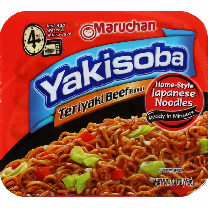 Maruchan Yakisoba Teriyaki Beef Flavor Noodles 4oz